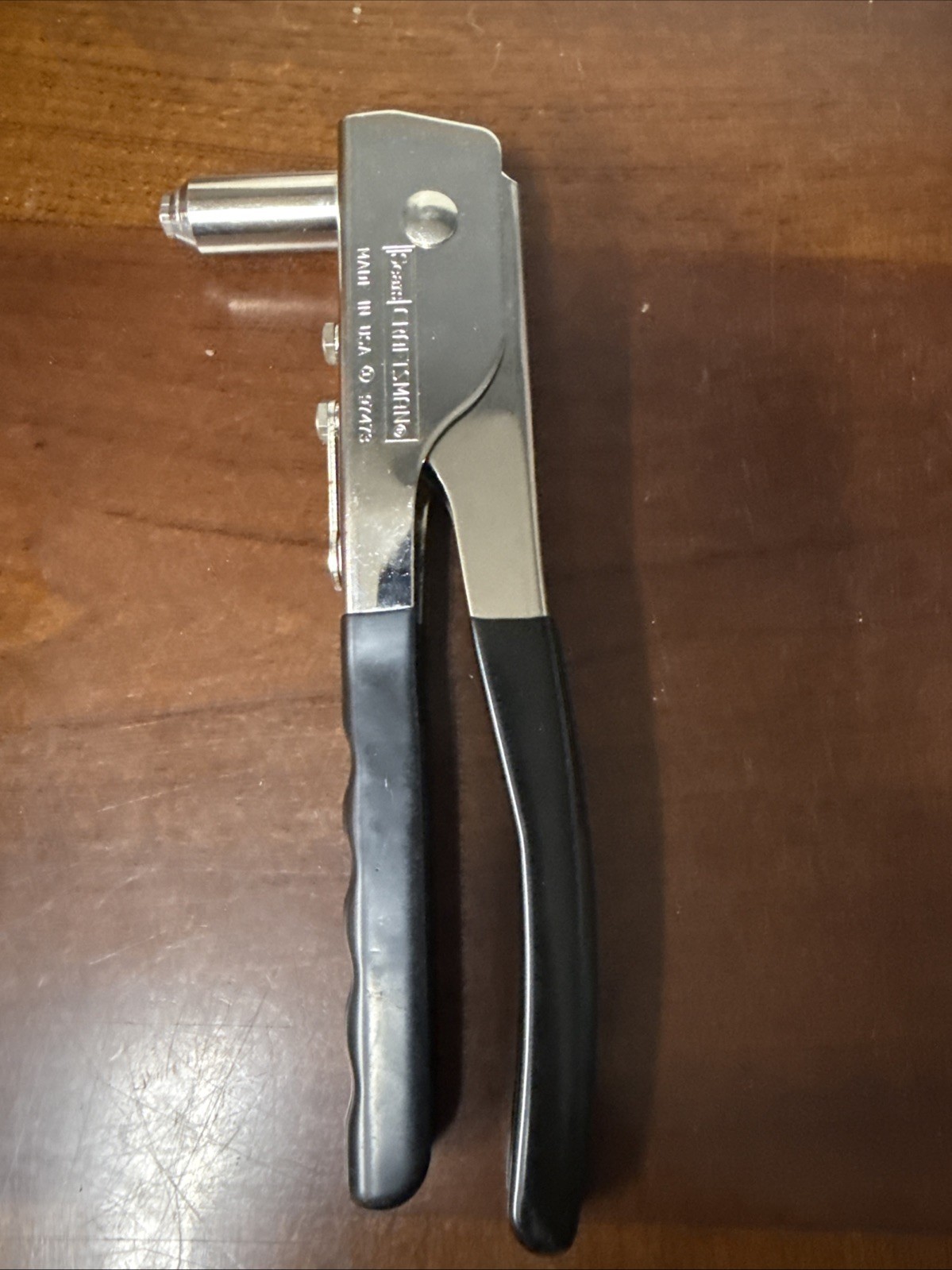 Sears Craftsman USA Heavy Duty Right Angle Hand Riveter 97473 W/ Rivets Vintage