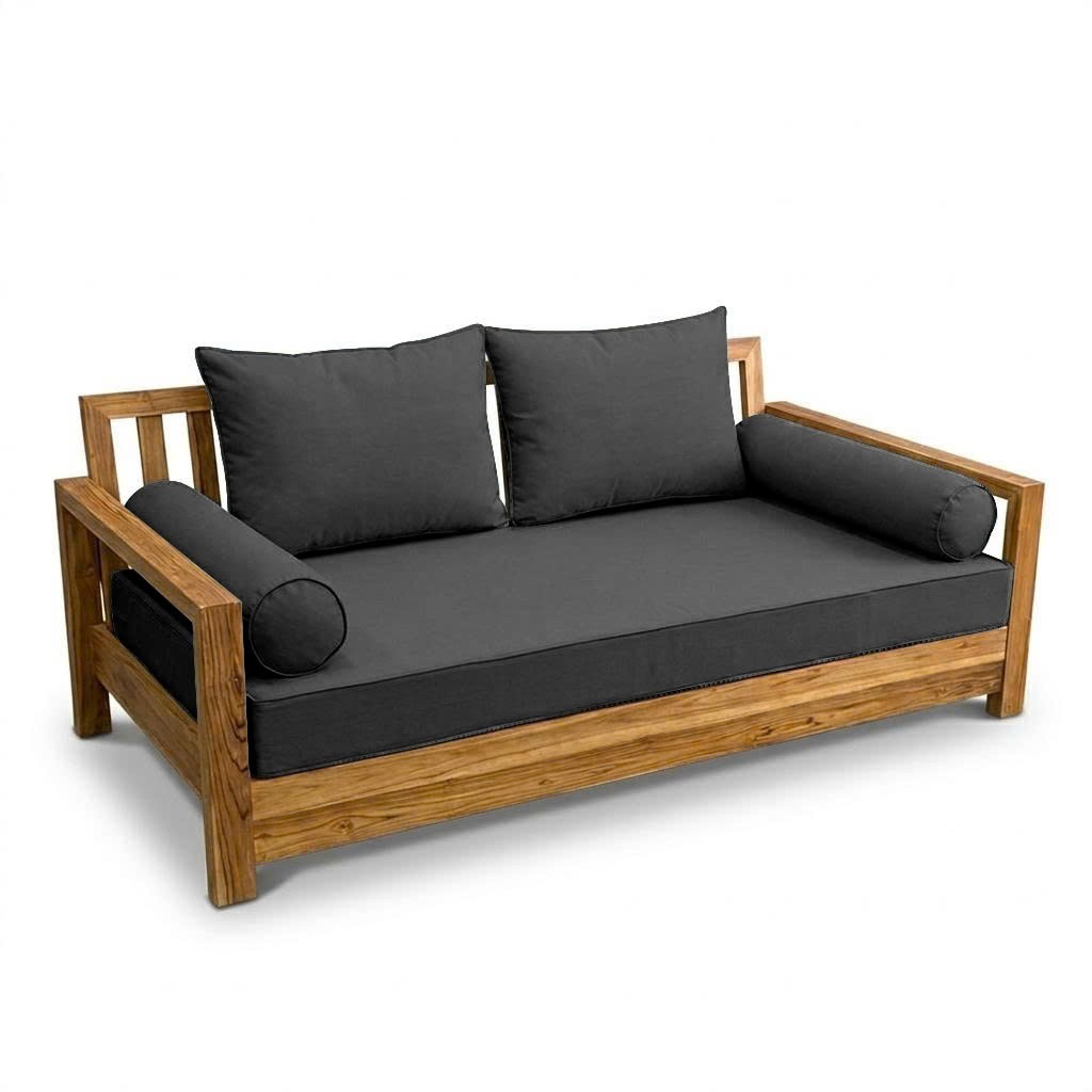 COVER ONLY STYLE 1 Mattress Pillow Daybed Porch Swing Pipe Trim Twin AD003