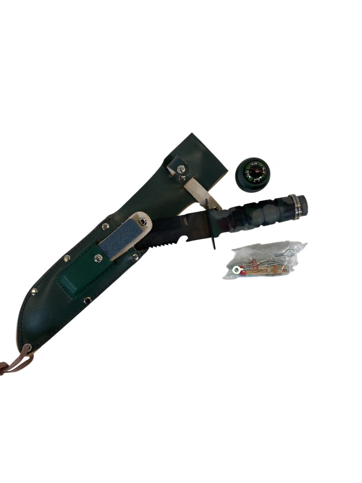 Cobra Taiwan Survival Knife with Attached Compass
