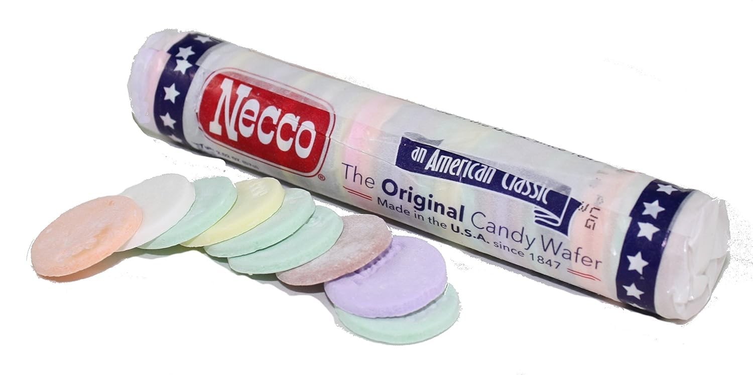 Necco Wafers Original Flavored Hard Candy Rolls - Bundle Packs (2 Ounce (Pack...
