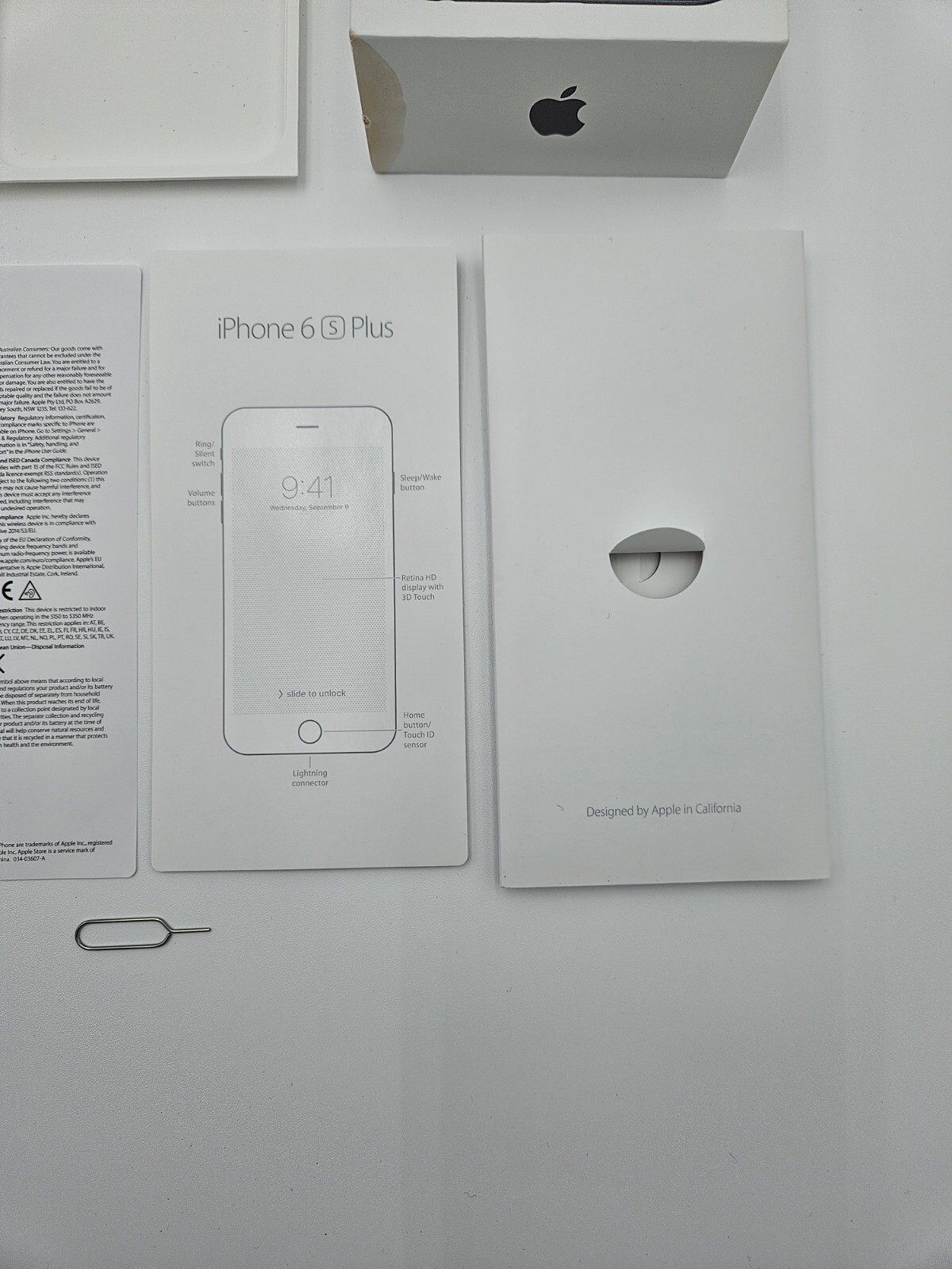 iPhone 6s 6s+ Plus Box Original Apple Retail Box with Apple Stickers