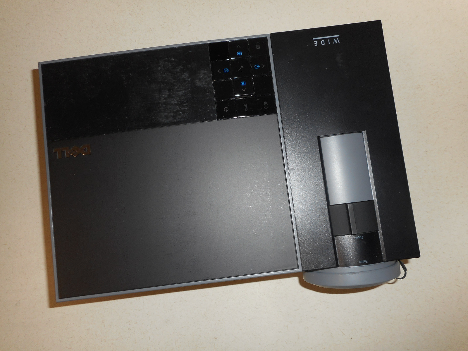 DW145 GENUINE DELL 1609WX DLP PROJECTOR FOR HOME/OFFICE NO LAMP/BULB