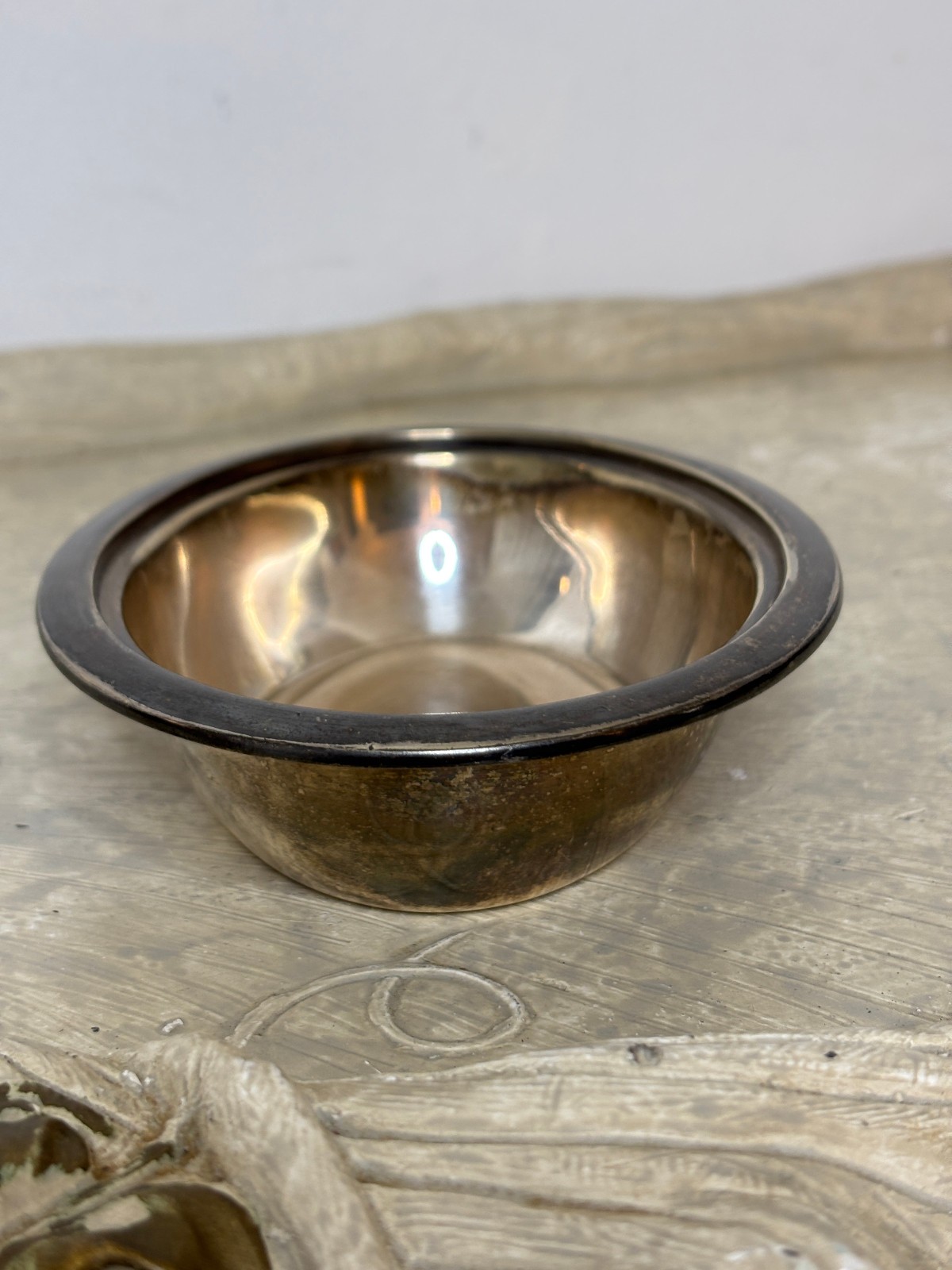 Small 6.25 Oval Dish by Wilson Co. - Silver Soldered Nickel Silver