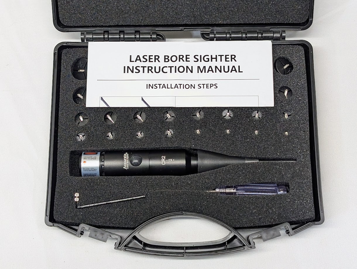 Laser Bore Sighter RED Kit 32Pcs Multiple Calibers NEW FREE SHIP