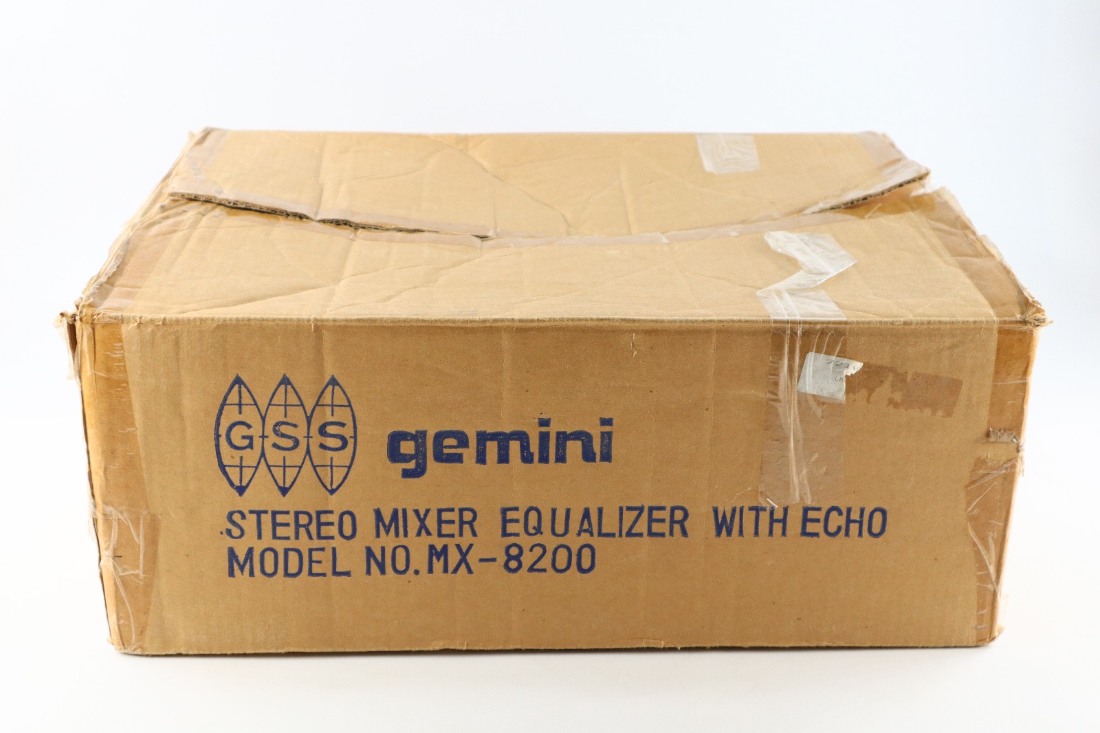 Gemini MX-8200 Echo Stereo Mixer Equalizer DJ Equipment W/ Box Tested Works