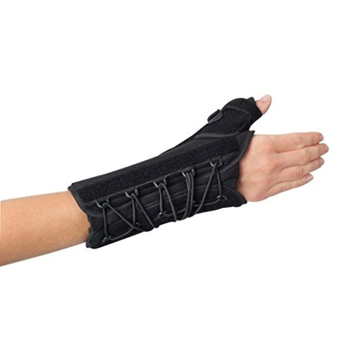 ProCare 79-87490 Quick-Fit WTO Wrist Thumb Support Splint Left Universal Black