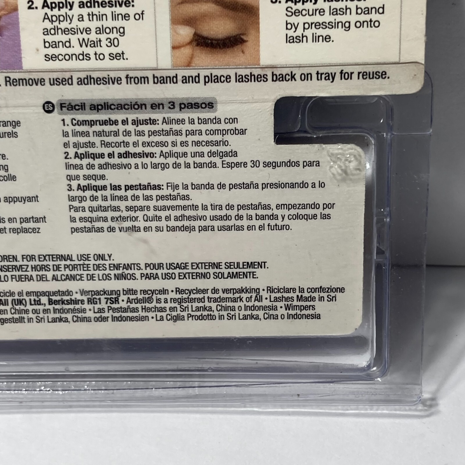 Ardell Natural Eye Lashes 1 Pair #117 Black