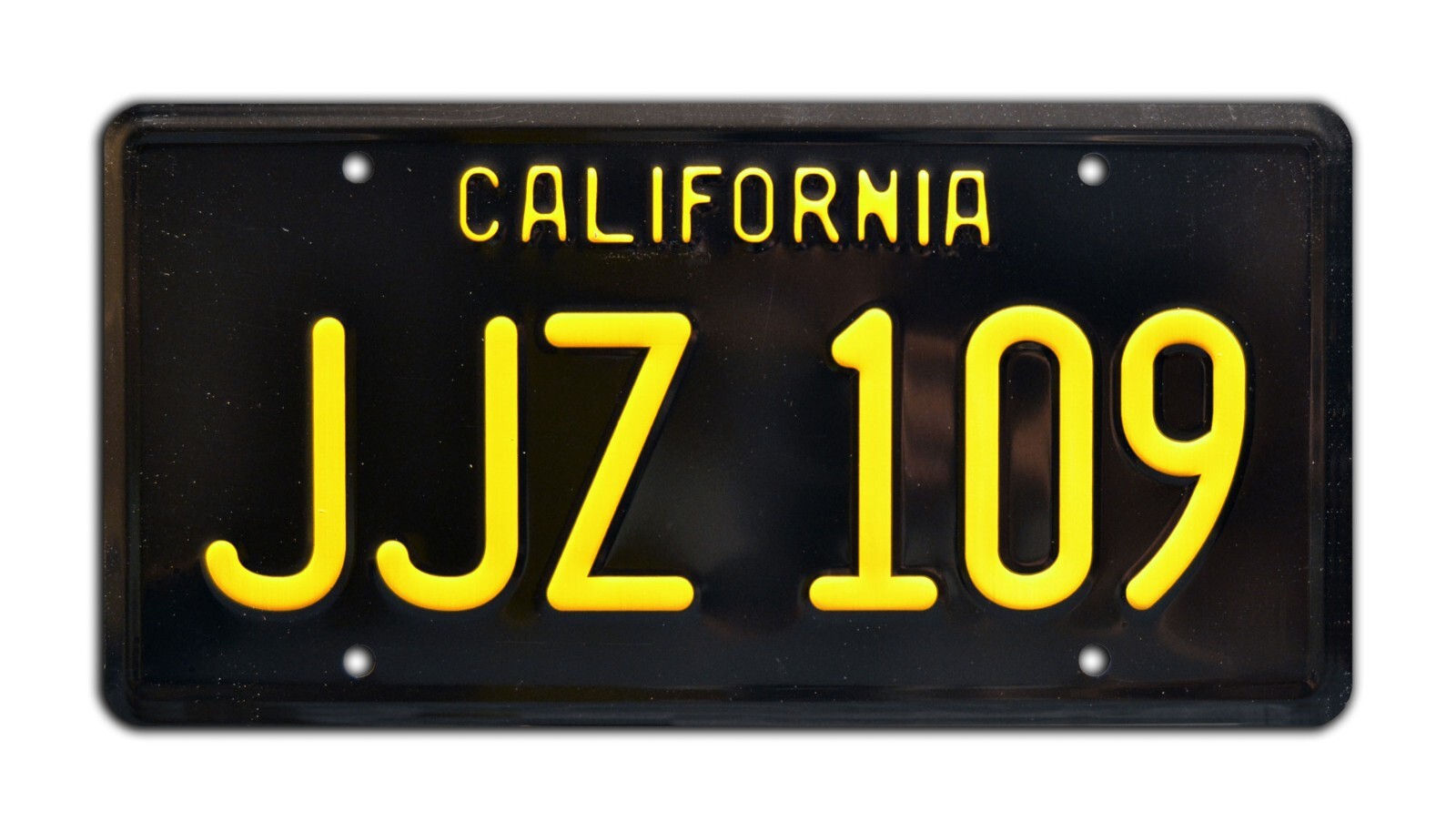 Bullitt | Steve McQueen's Mustang | JJZ 109 | STAMPED Prop License Plate Combo