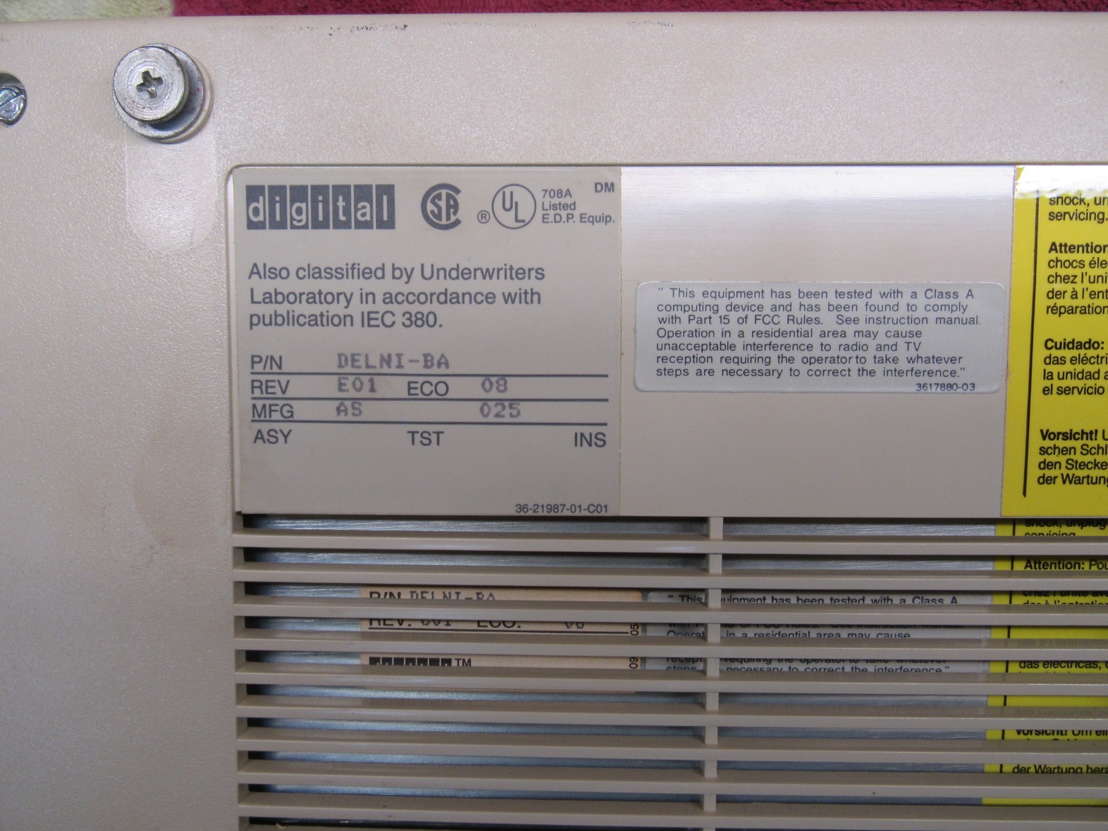 VINTAGE DIGITAL DELNI-BA NETWORK HUB