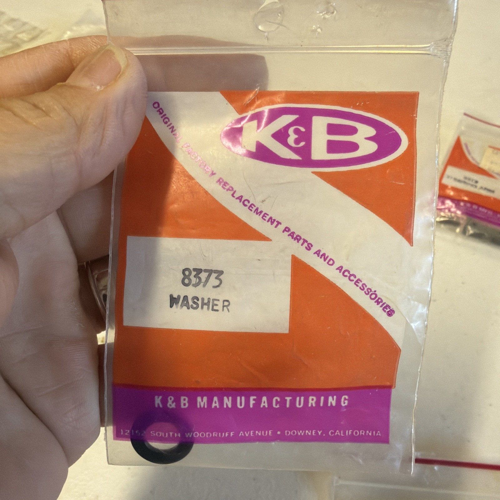 K&B Washer Part Number 8373