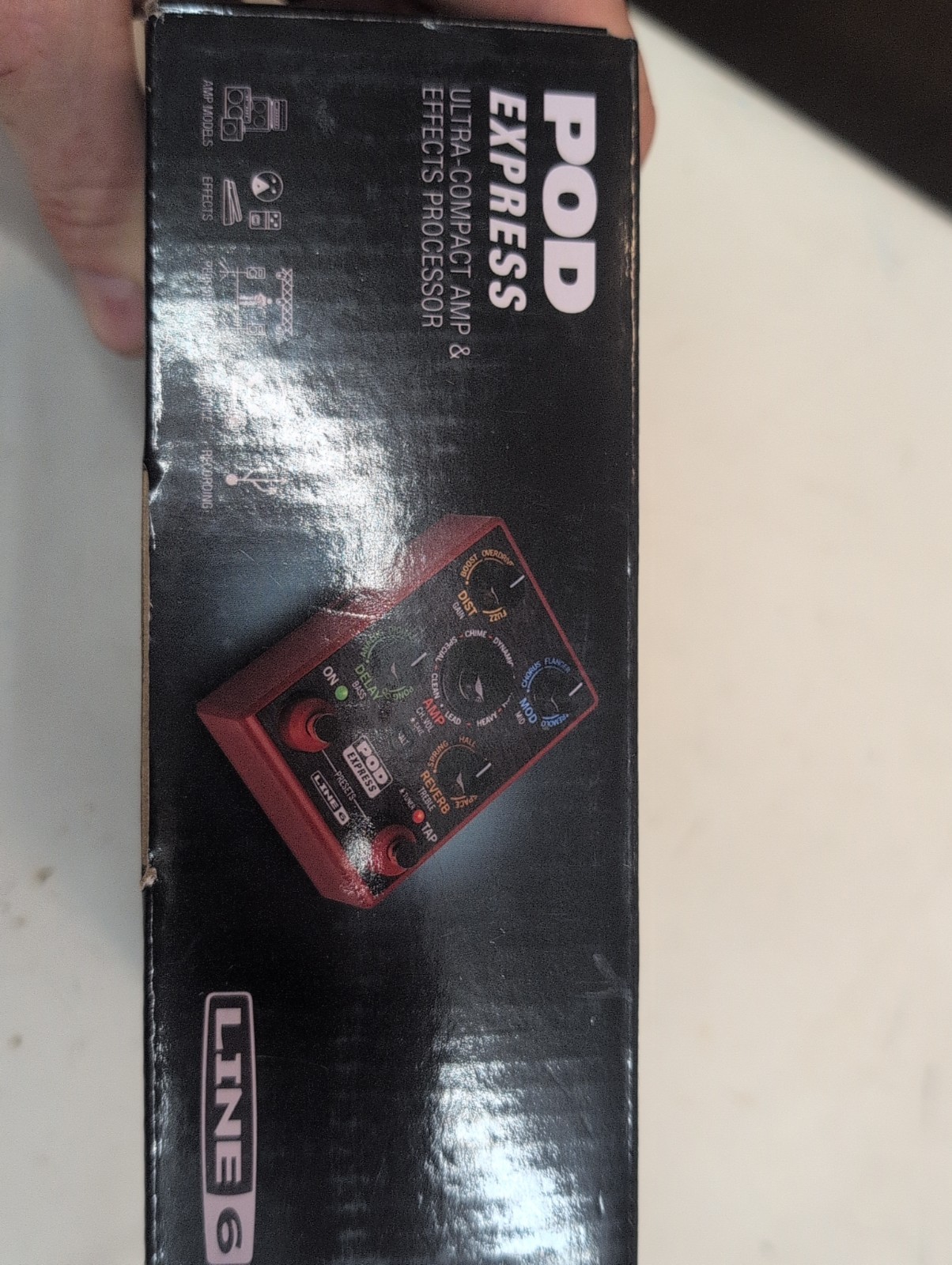 Open Box Line 6 POD Express Guitar Portable Amp & Effects Processor Pedal