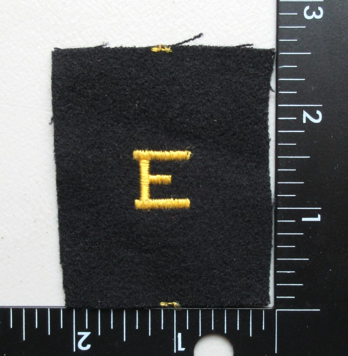⭐U.S. NAVY BATTLE EFFICIENCY E AWARD YELLOW / BLACK RATE INSIGNIA MILITARY PATCH