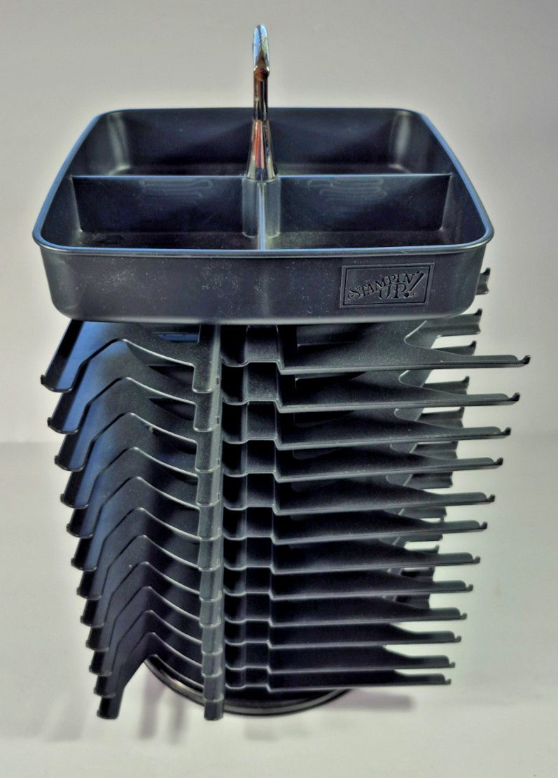 Stampin' Up! Rotating 48 Slot Stamp Ink Pad Storage Caddy Holder Carousel