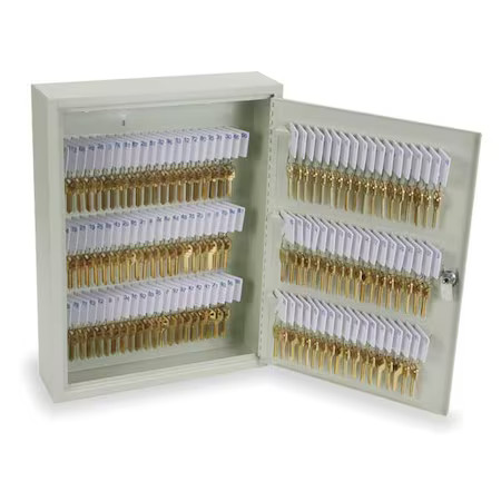 Zoro Select 2Net5 Key Control Cabinet, Steel, Beige, 120 Key Capacity, 2Net5