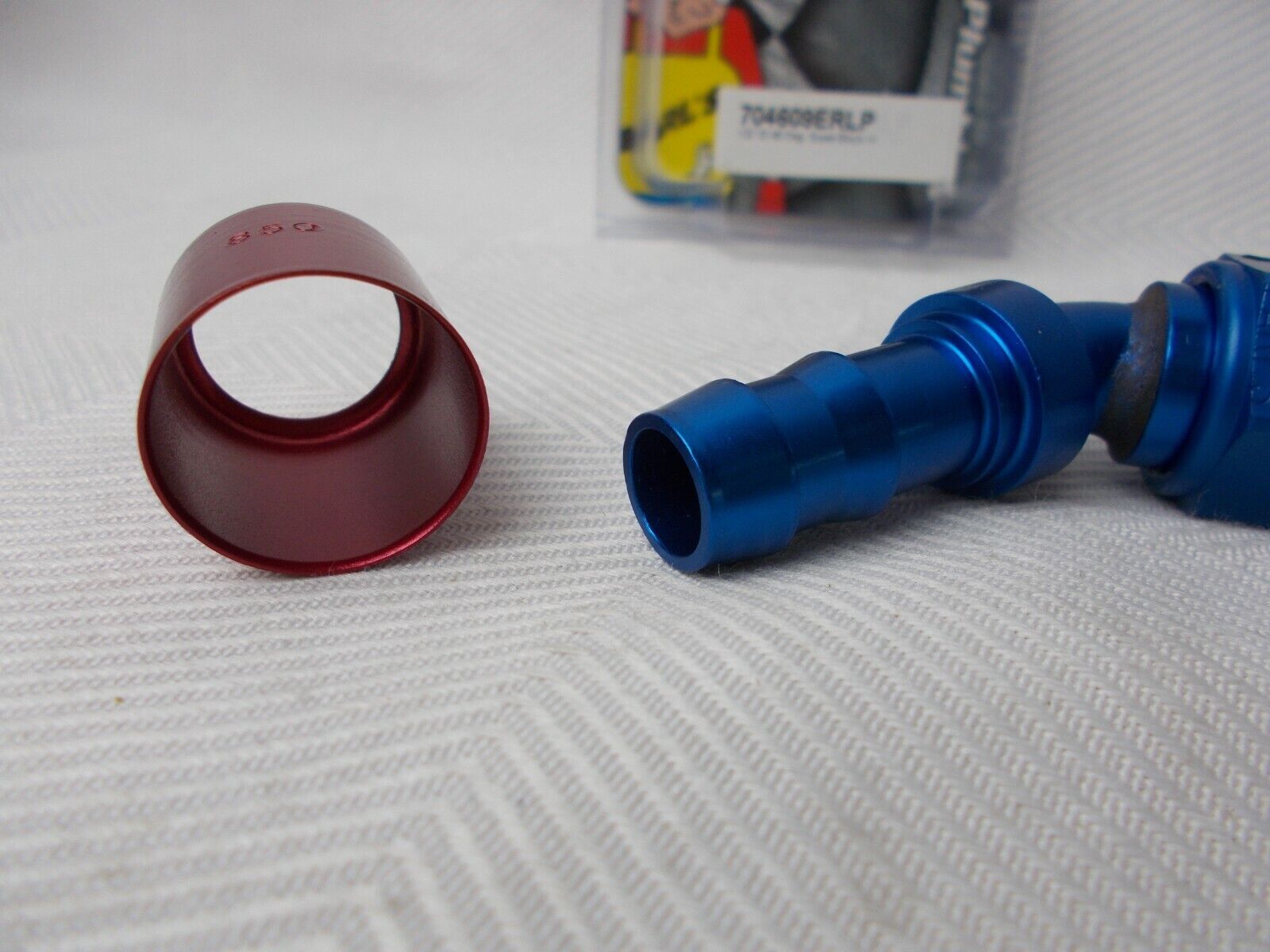 Hose Fitting 1/2" I.D. 45°-8 Crimp Super Stock Earls Performance 704609ERLP