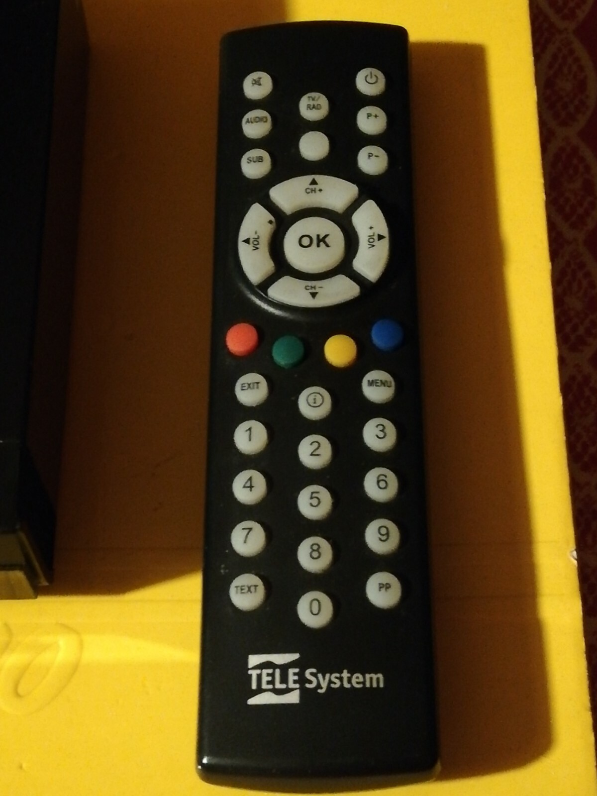 TELE SYSTEM DVBT TS6206 - T1 Digital Terrestrial Decoder with Remote Control - Black