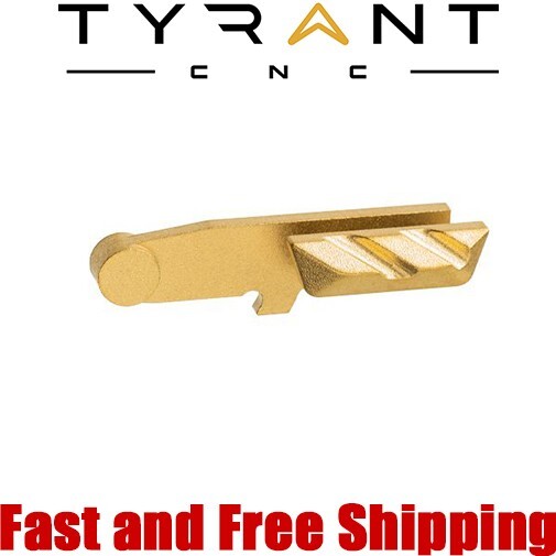 Tyrant CNC Extended Slide Catch Lever for Sig Sauer P365 /P365 Macro - Gold