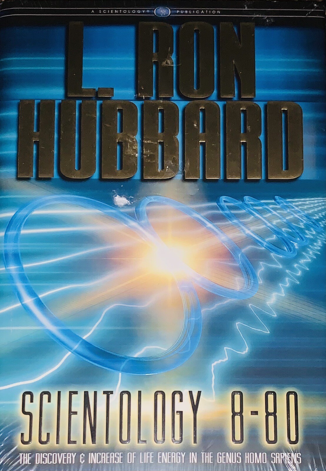 Scientology 8-80 - L Ron Hubbard Life Energy Genius Discovery Book NEW Sealed