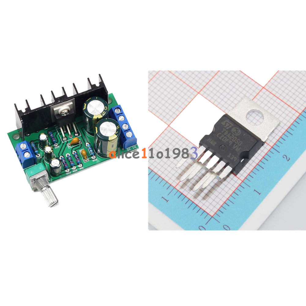 TDA2050 IC DC 12-24V 5W-120W 1 Channel Audio Power Amplifier Board Module DIP
