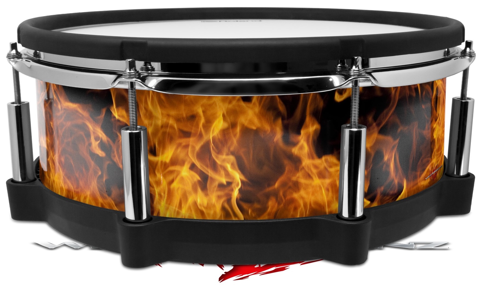 Skin Shell Wrap for Roland V-Drum PD-140 DS Digital Snare Open Fire
