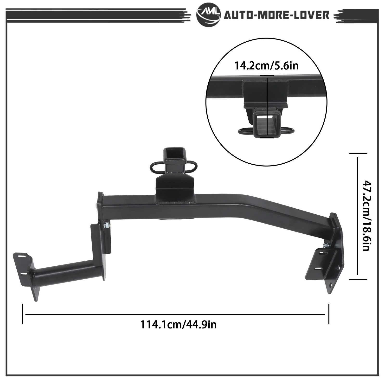 For Hyundai Palisade Kia Telluride 20-2025 Class 3 2 Inch Trailer Hitch Receiver