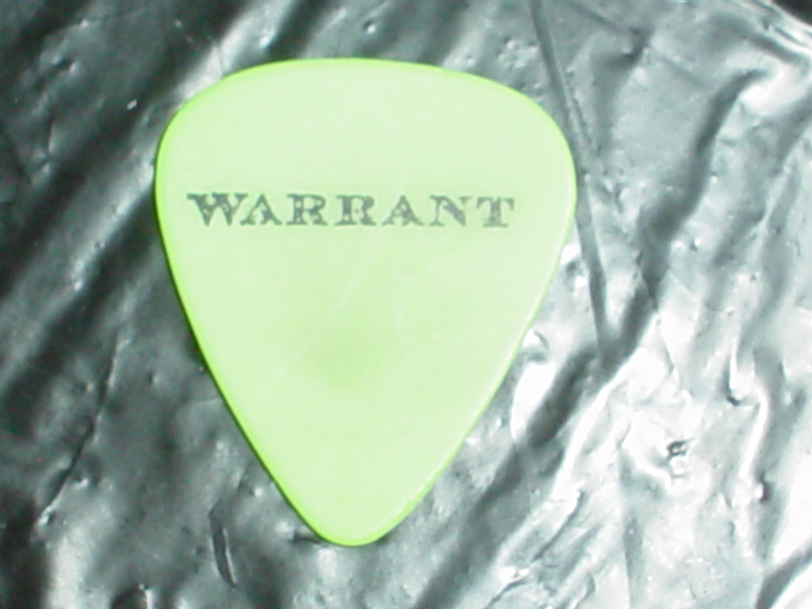 WARRANT Logo & Joey ALLEN Signature 1989 DRFSR Concert Tour RaRe GUITAR PICK