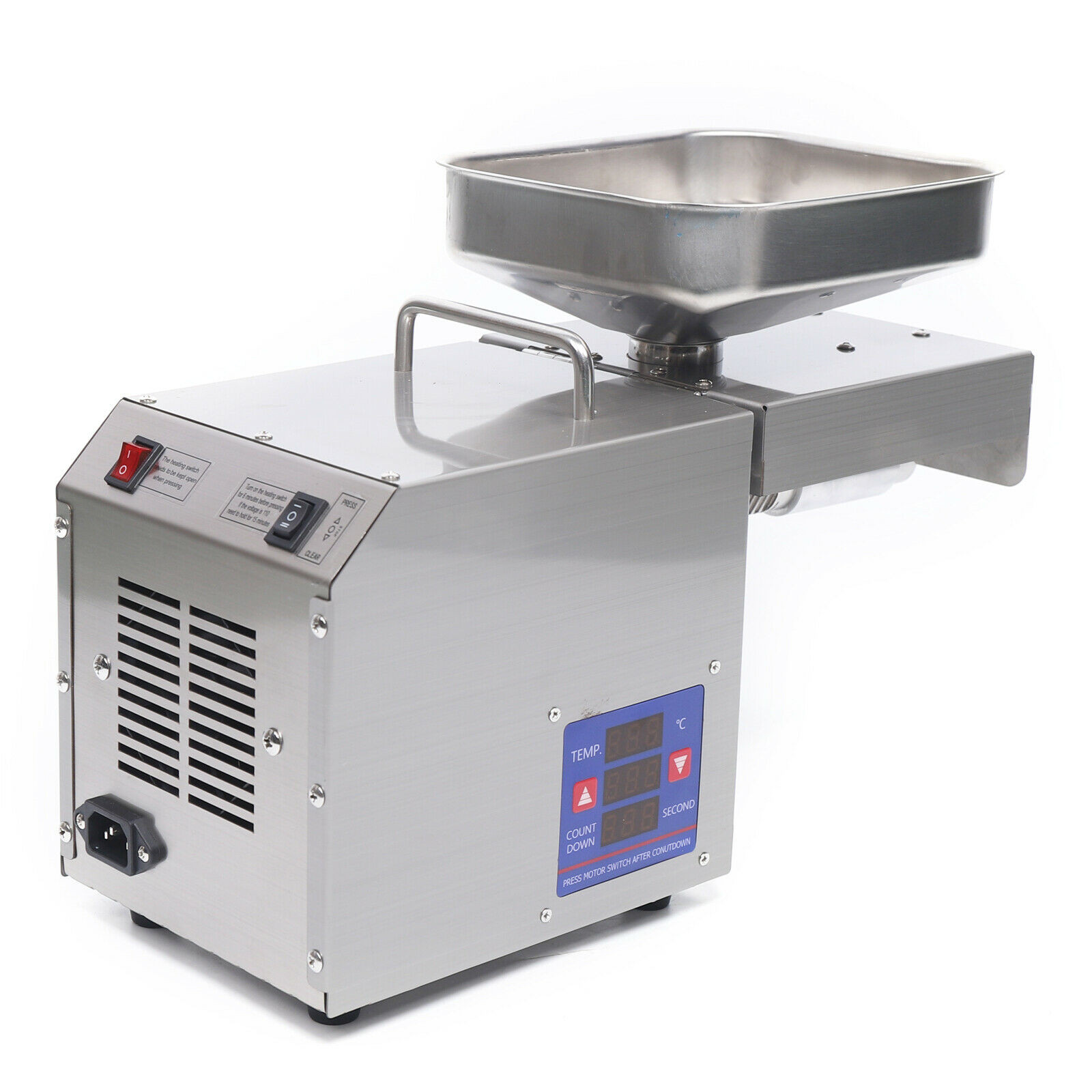 Commercial Automatic Stainless Steel Oil Press Machine Extractor