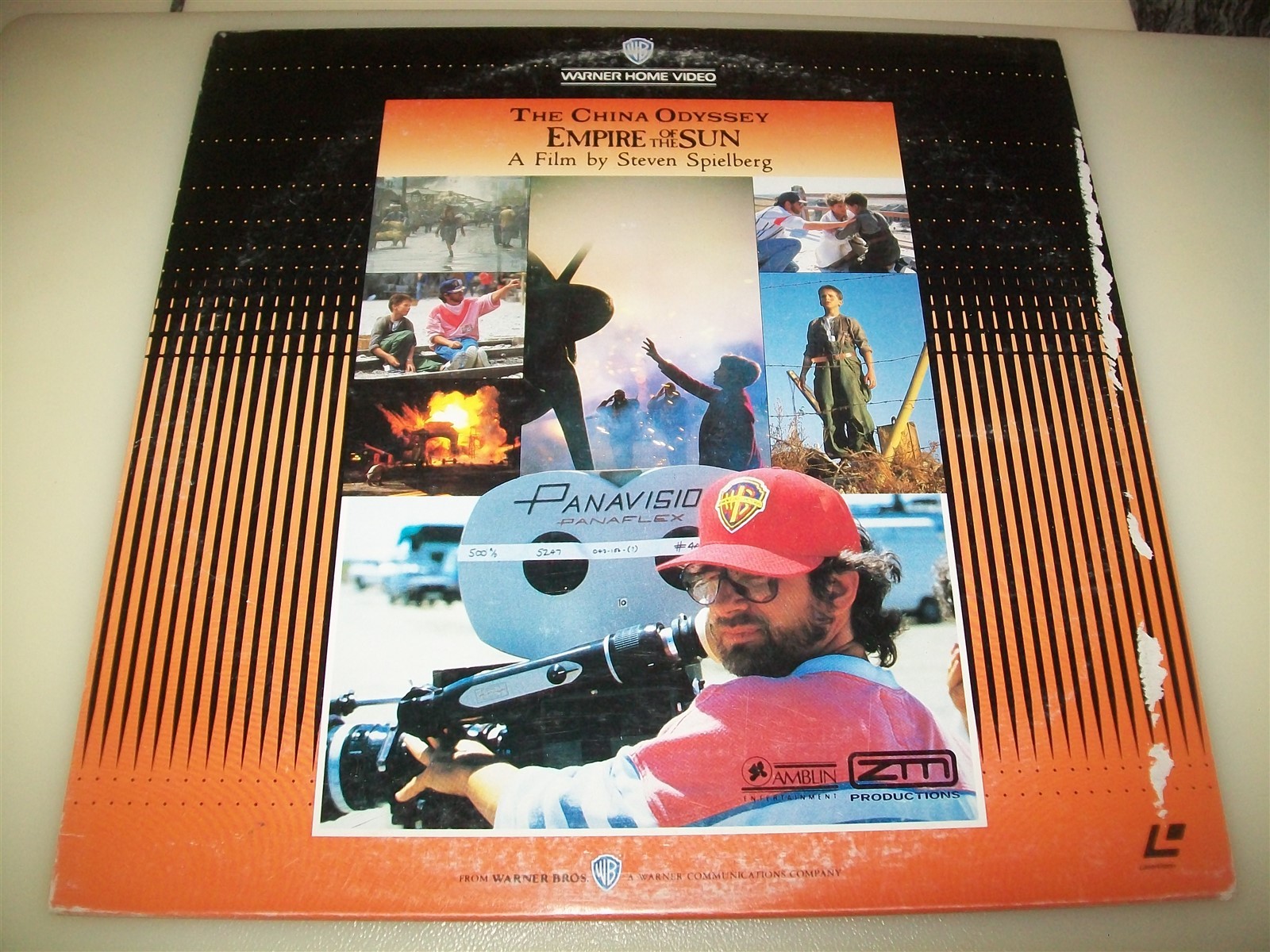 THE CHINA ODYSSEY: EMPIRE OF THE SUN, A FILM BY STEVEN SPIELBERG LD JAPAN RARE