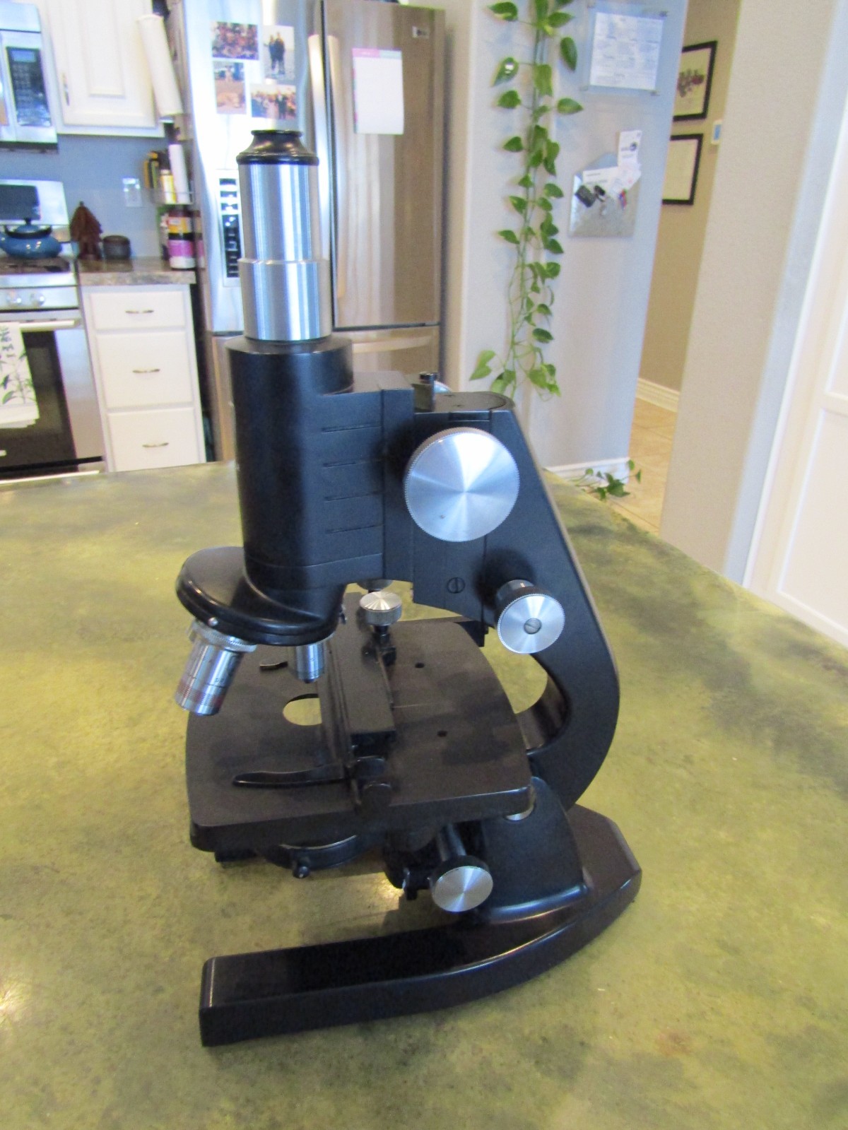 Vintage Rare AO American Optical Spencer Brite-Line Haemacytometer Microscope