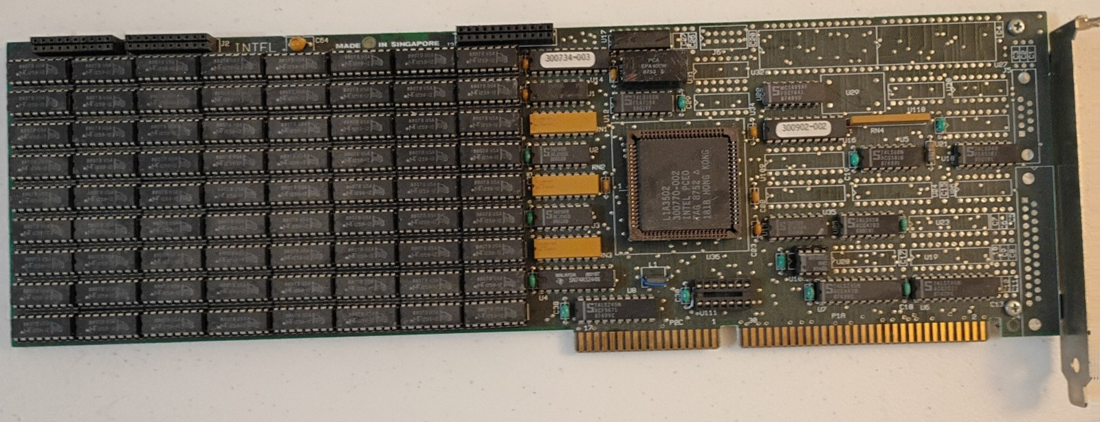 Intel 16-bit ISA RAM expansion board