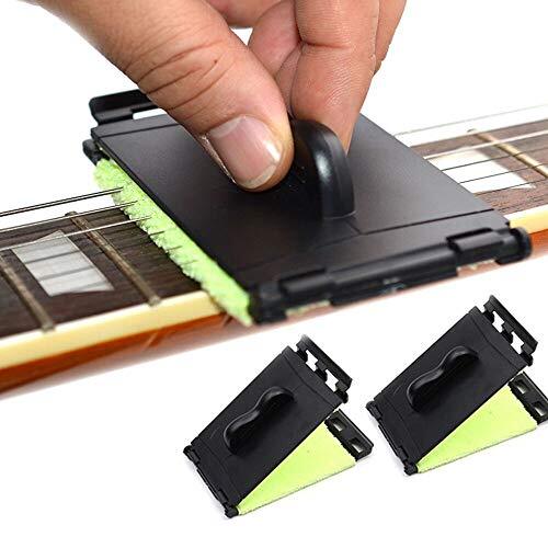 2 Pk Guitar String Cleaner Fretboard Cloth Tool Fingerboard Cleaning Maintenance