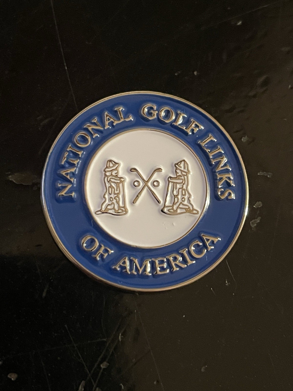 Rare National Golf Links Of America 1" Coin Style Golf Marker - Southampton, NY