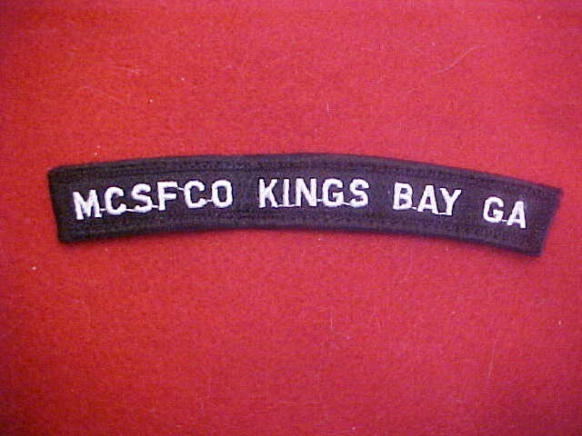 US NAVY - MCSFCO Kings Bay Ga - UIM / Rocker