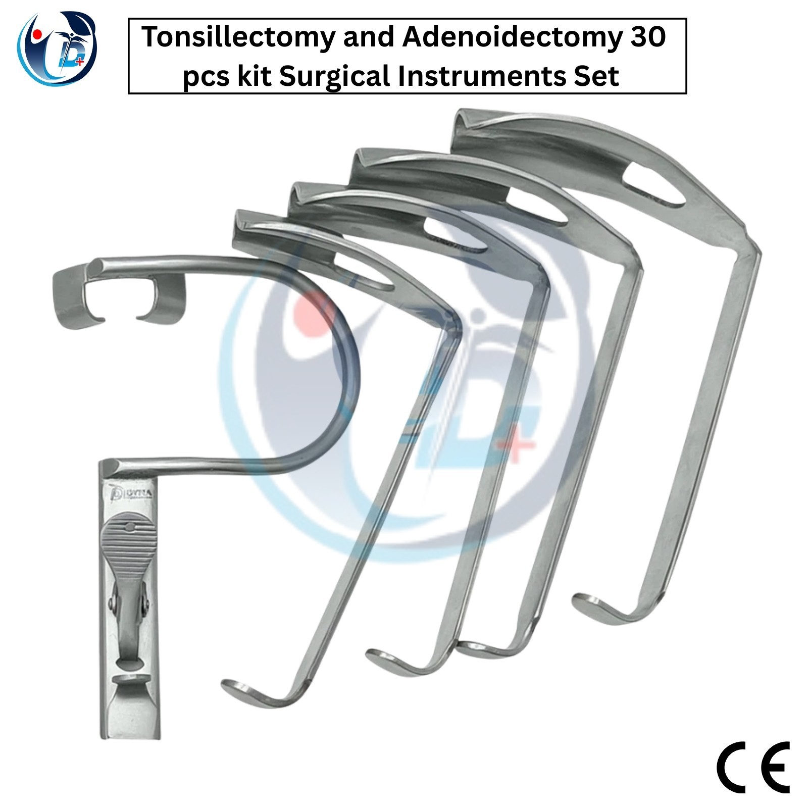 Tonsillectomy and Adenoidectomy 30 pcs kit Surgical Instruments Set with Box