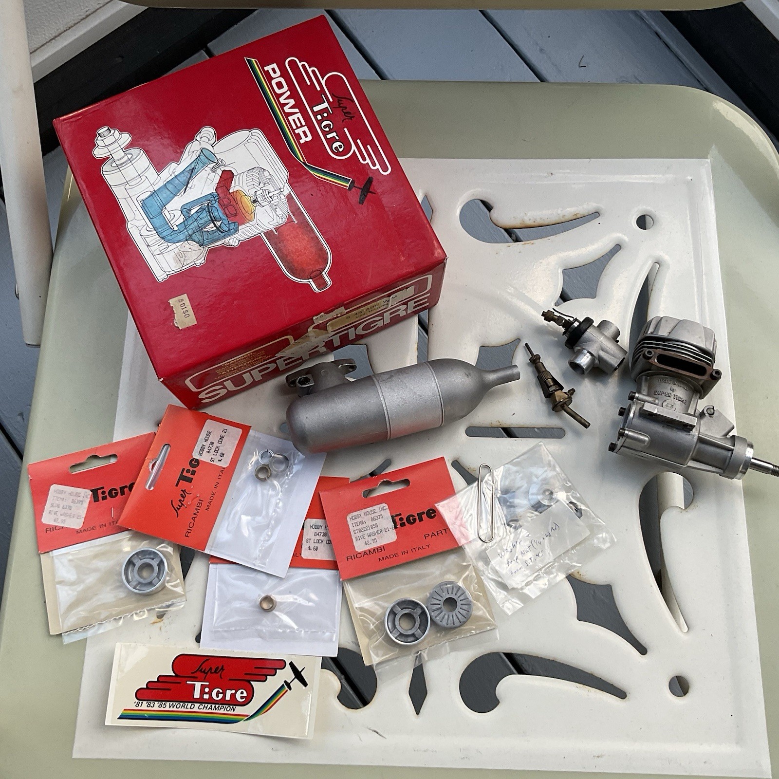 Supertigre S 45 ABC R/c Model Airplane Engine Exhaust Extra Parts