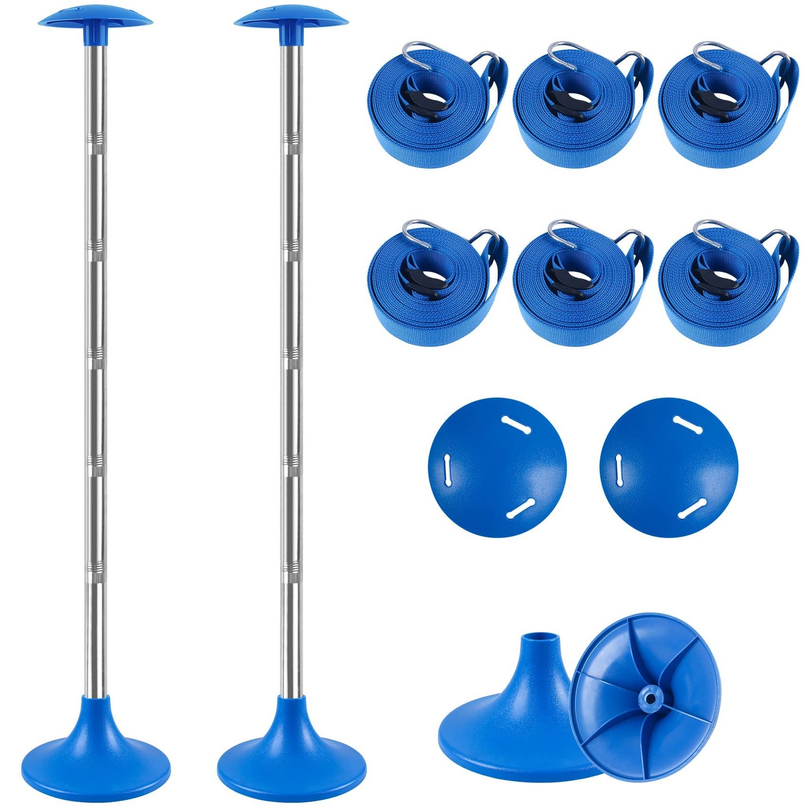 Boat Cover Support Poles 2 Pack,Height Adjustable Boat Cover Support System w...