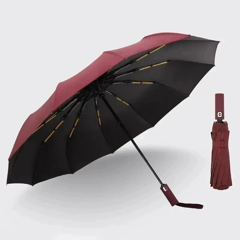 Automatic Umbrella Three Fold UV Resistant Windproof Daily Outdoor Umbrellas