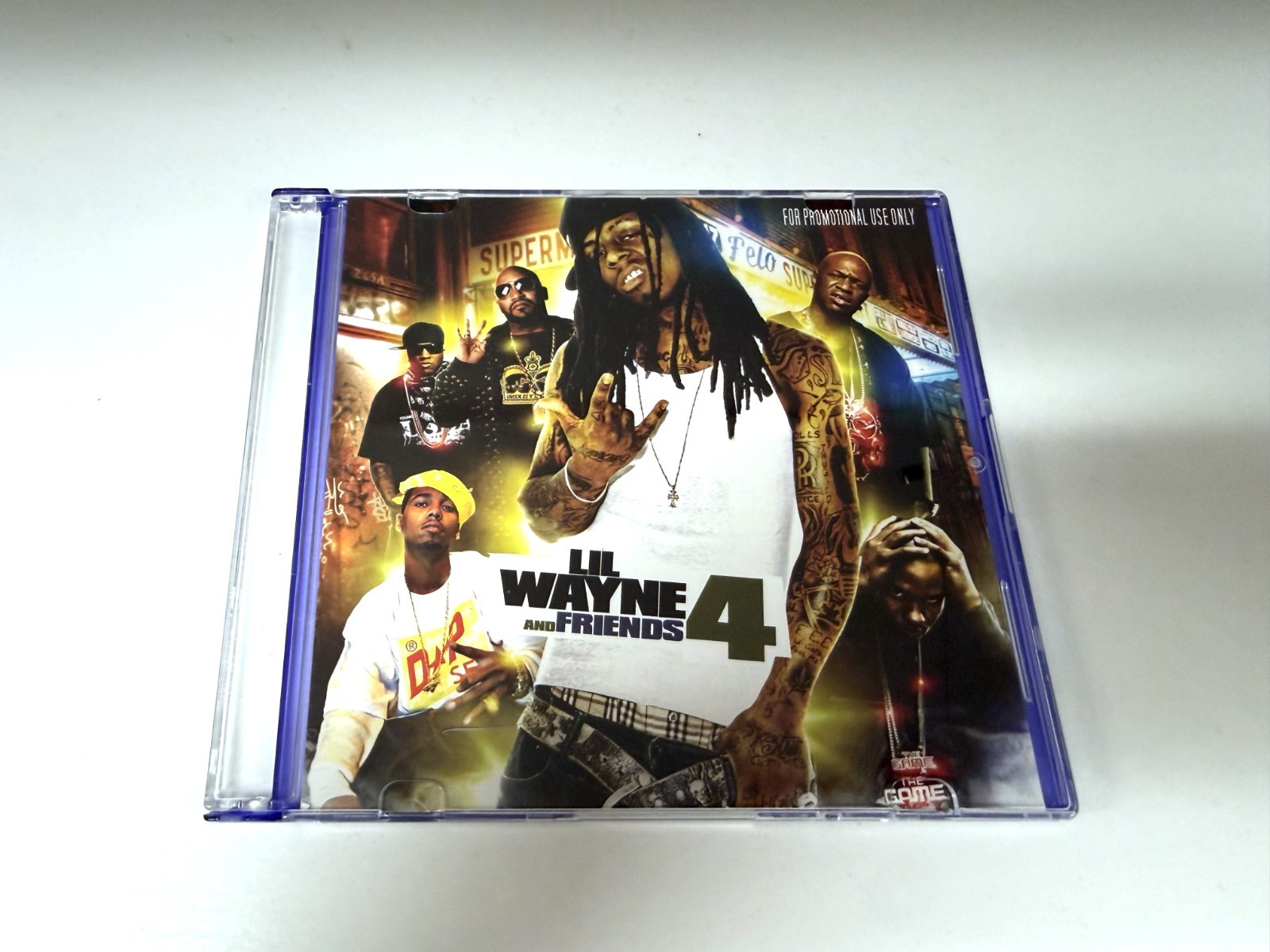 LIL WAYNE AND FRIENDS 4 RARE YOUNG MONEY PROMO MIXTAPE MIX CD 2008