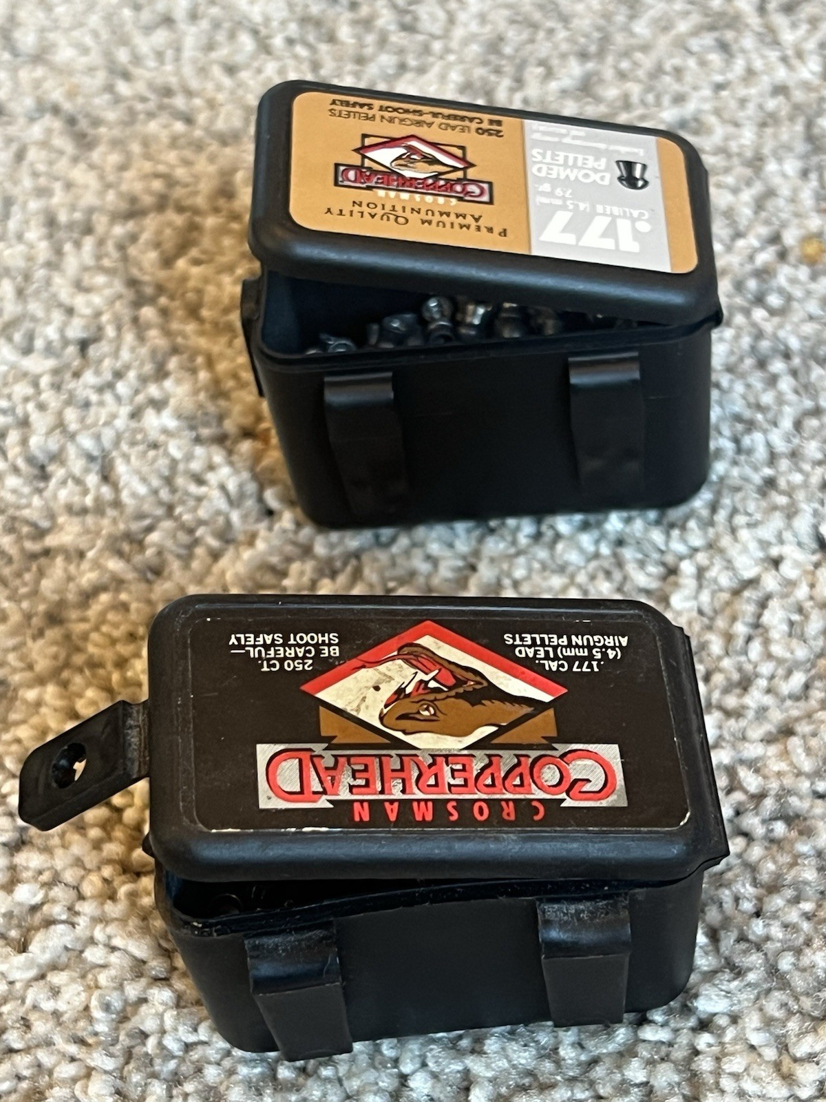 Crosman Copperhead .177 Pellets. 2 Boxes Partially Full.