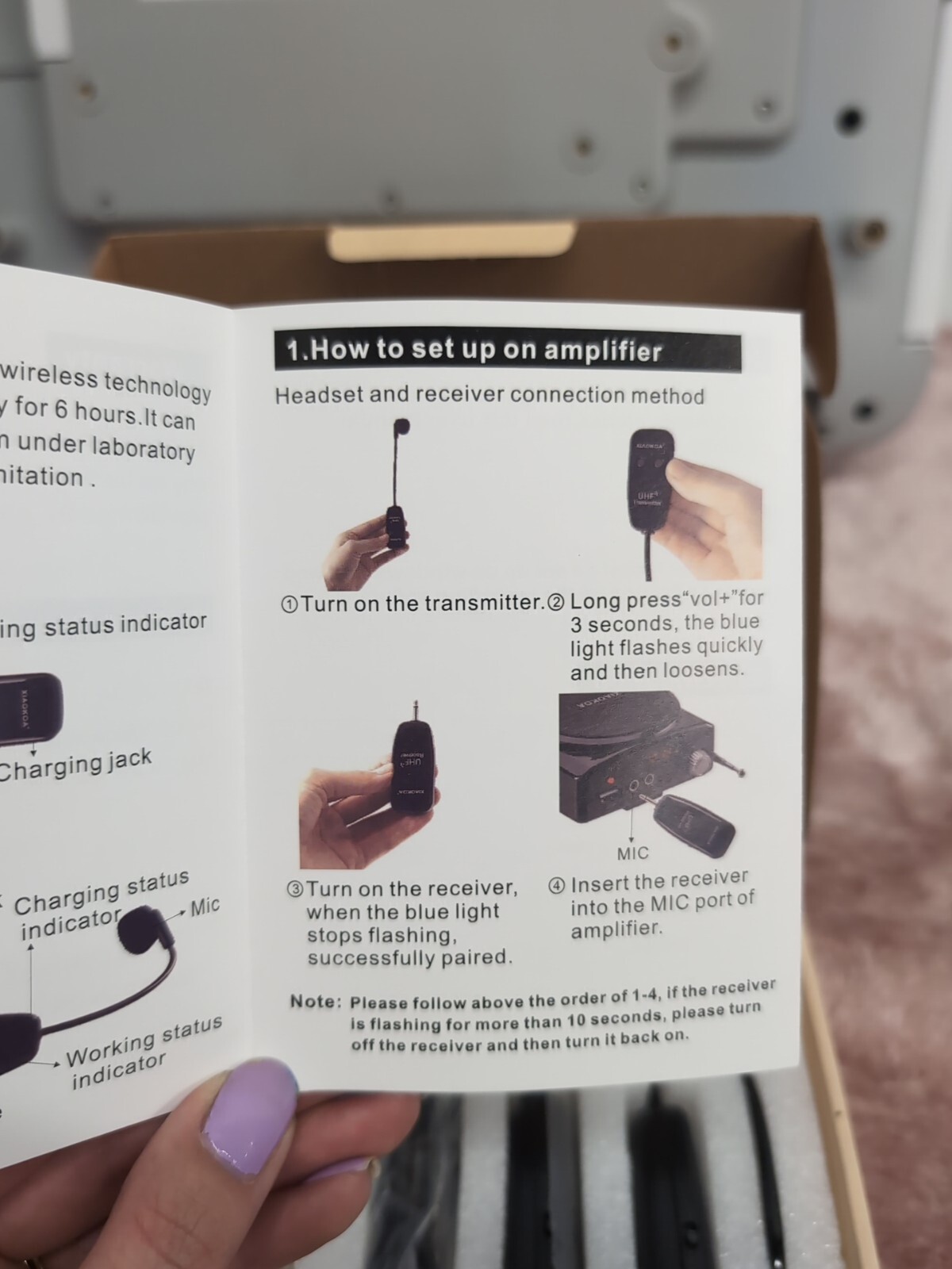 Xiaokoa UHF Wireless Microphone