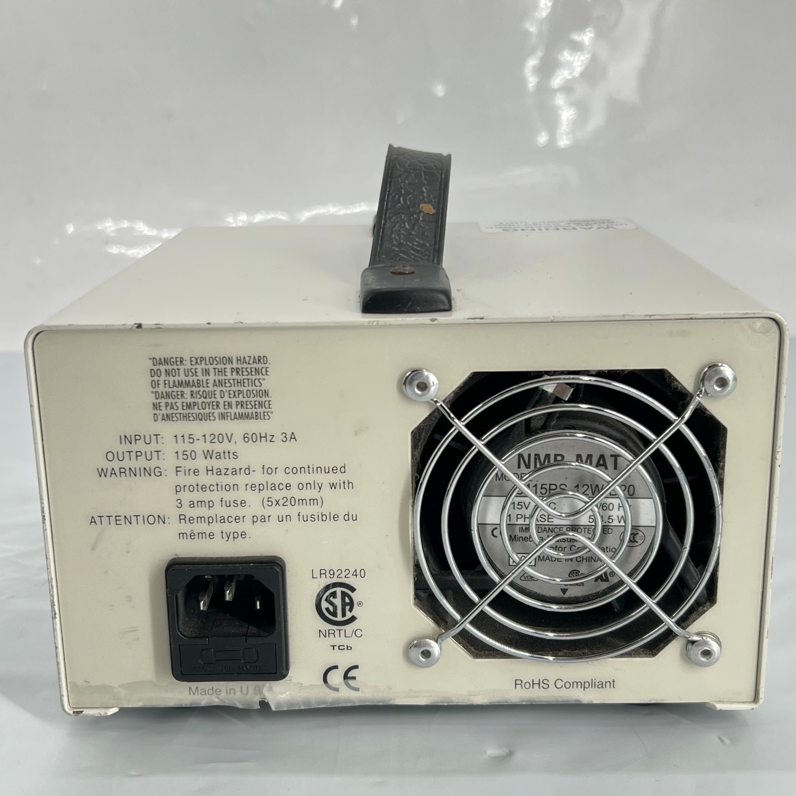 JH Technologies 20500/26 Fiber Optic Light Source Illuminator EKE Lamp, 150W