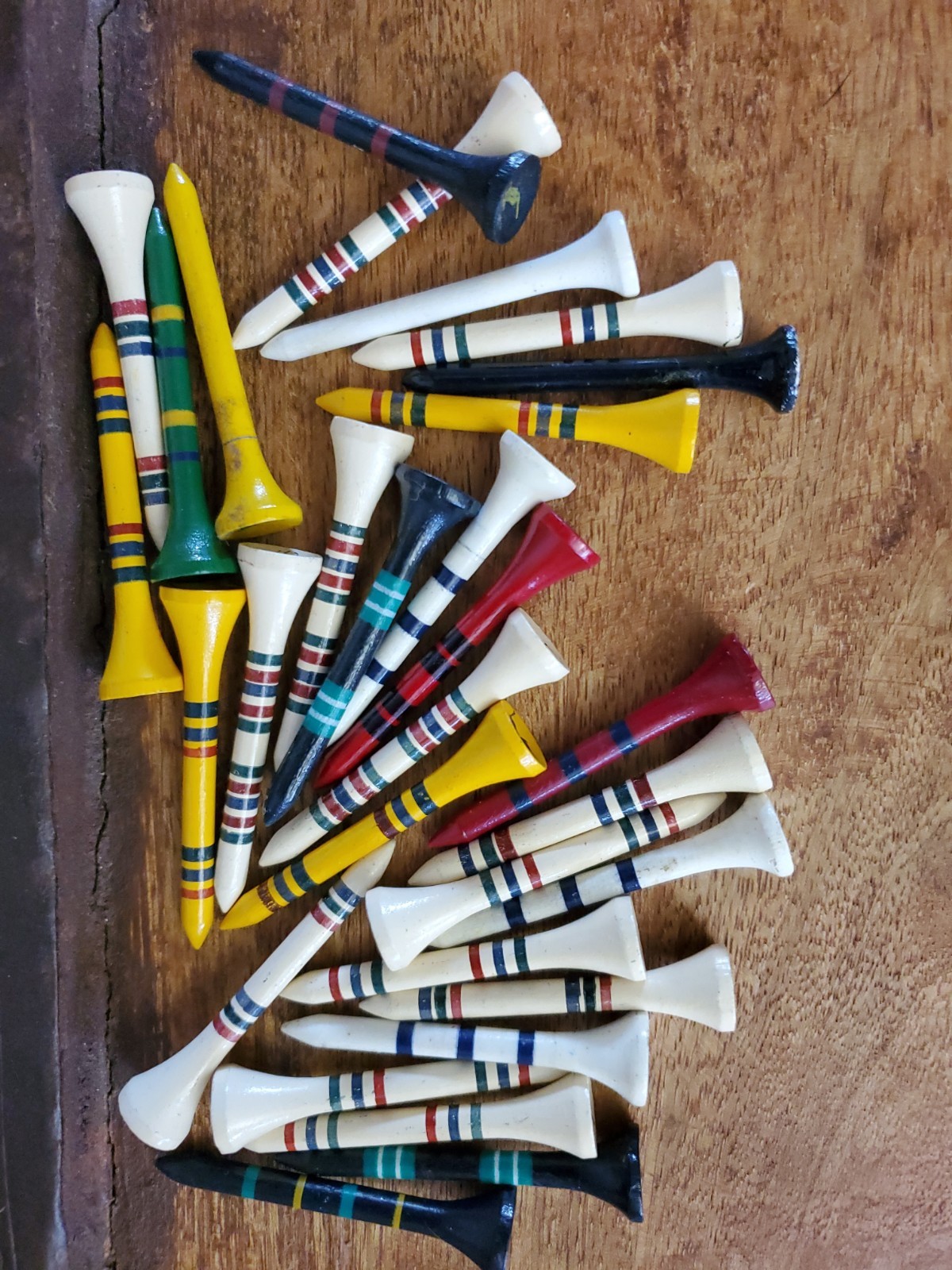 Vintage Polo Ralph Lauren Collectible Wooden Golf Tees - 30 Pcs