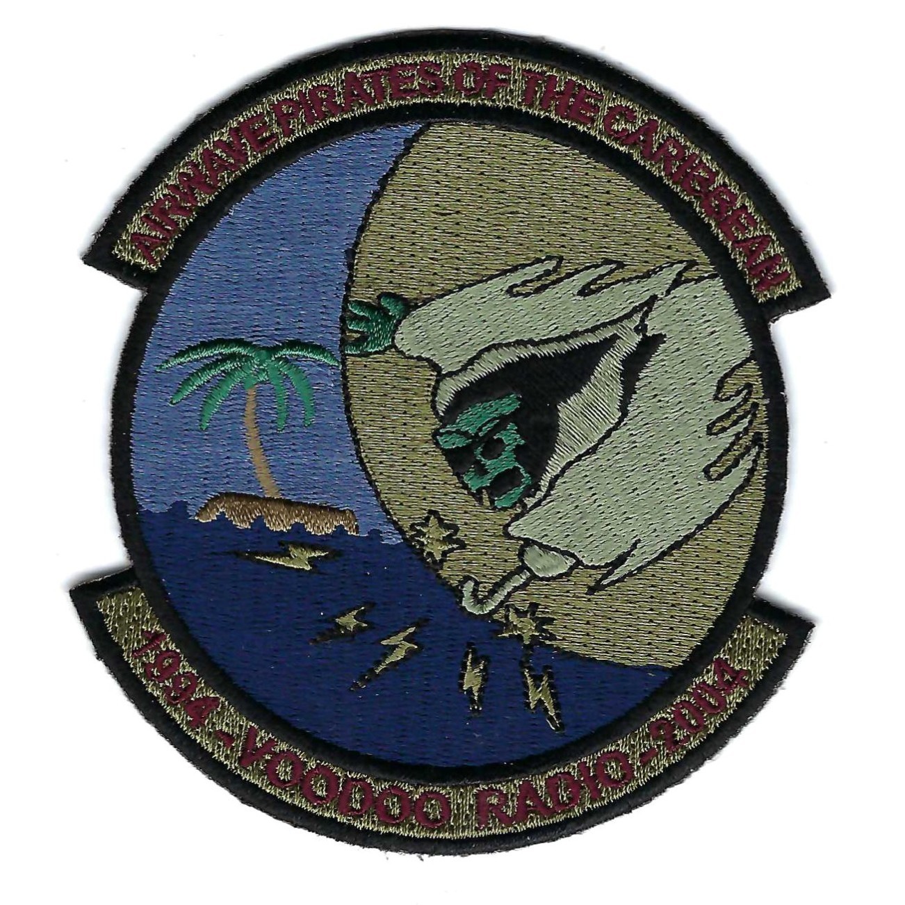 193rd SPECIAL OPERATIONS SQ 'VOODOO RADIO 1994-2004' subdued patch
