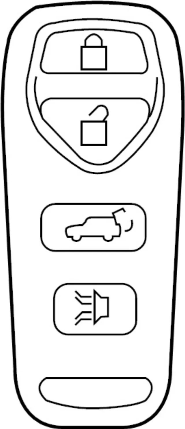 Genuine Infiniti 2004-2007 QX56 Keyless Entry Transmitter 28268ZT04B