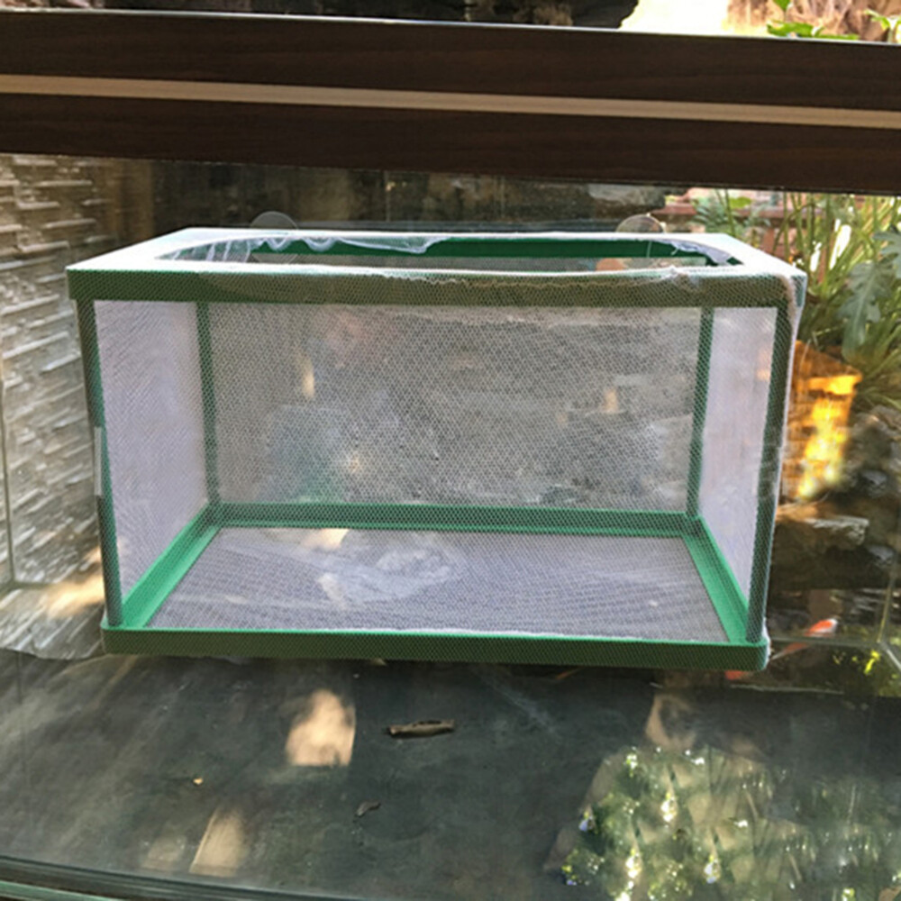 Drip Acclimation Kit Net Fish Incubator Hatchery Box Aquarium Breeder Box