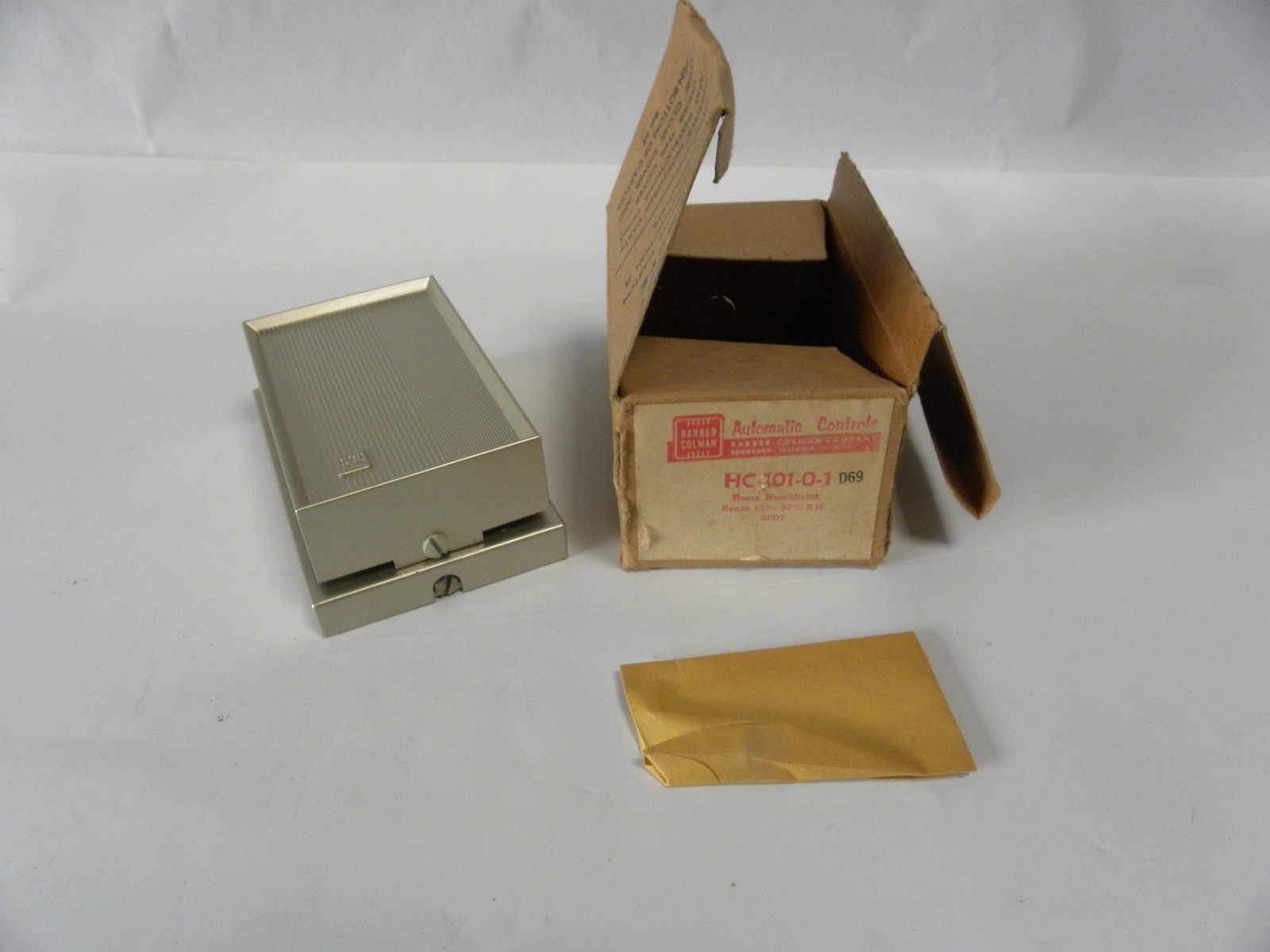 UNUSED Vintage Barber Colman HC-101-0-1 Room Humidistat (A10)