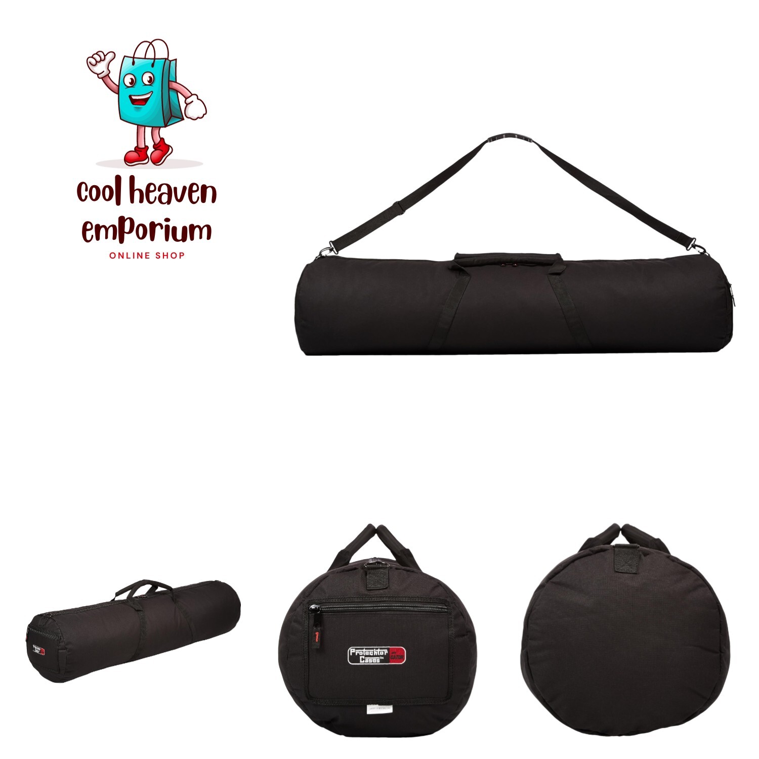 Cases Drum Set Hardware Carry Bag with Removable Shoulder Strap; Dimensions 1...