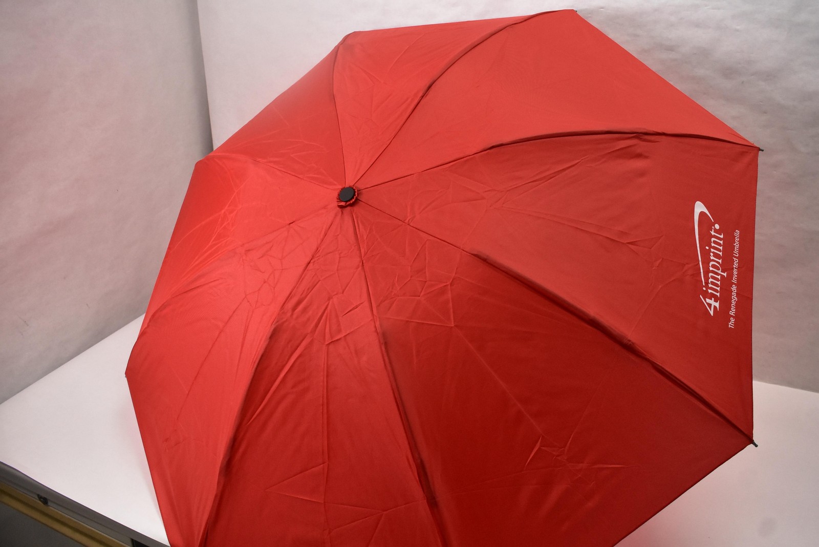 4 Pack Branded PeerlessRenegade Umbrella One Size Red Inverted Automatic Compact