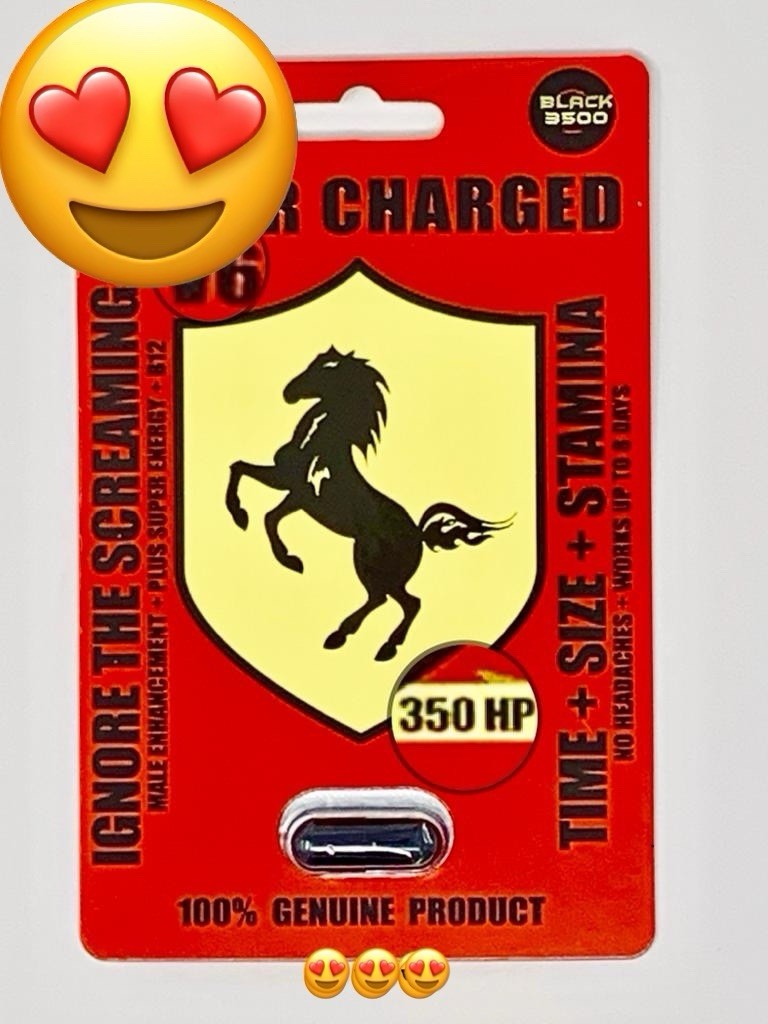Super Charged 3500 Mens Sex Enhancer Pills,  5 Packs + Free Samples