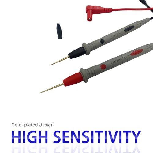Digital Multimeter Test Leads - 2PCS Crocodile Clips - Professional Probe Kit